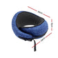 Travel Pillow Washable Cover with Storage Bag - Blue