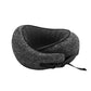 Travel Pillow Soft & Washable Cover with Storage Bag - Dark Grey