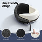 Travel Pillow Soft & Washable Cover with Storage Bag - Dark Grey