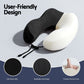 Travel Pillow Soft & Washable Cover with Storage Bag - Black