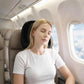 Travel Pillow Soft & Washable Cover with Storage Bag - Black