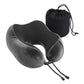 Travel Pillow Soft & Washable Cover with Storage Bag - Grey