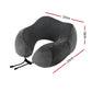 Travel Pillow Soft & Washable Cover with Storage Bag - Grey