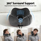 Travel Pillow Soft & Washable Cover with Storage Bag - Grey