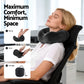 Travel Pillow Soft & Washable Cover with Storage Bag - Grey