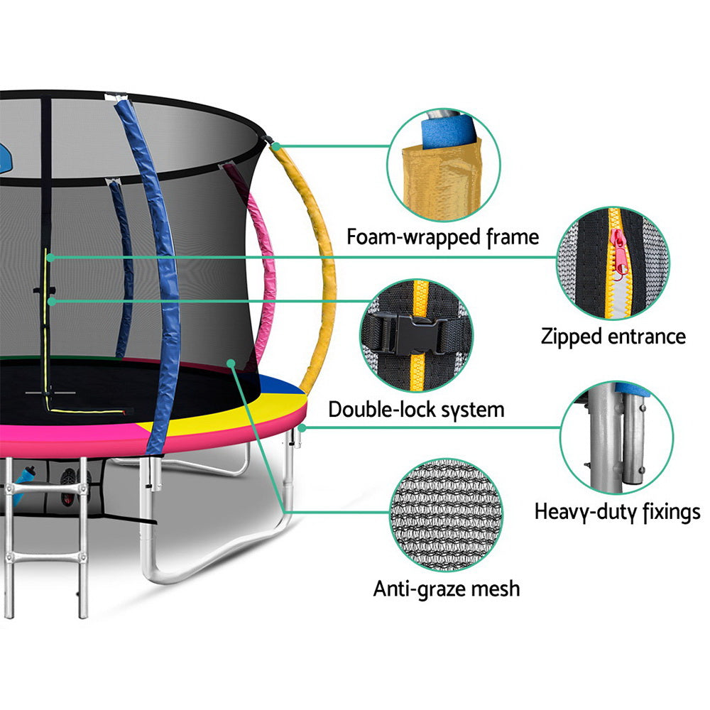 Everfit Trampoline for Kids 12ft Rebounder for Kids