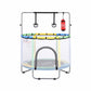 Everfit 55inch Trampoline Kids Rebounder with Basketball Set Sandbag Boxing Game