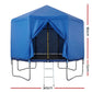Everfit 12FT Kids Trampoline with Blue Tent Cover Ladder Rebounder Outdoor Toys