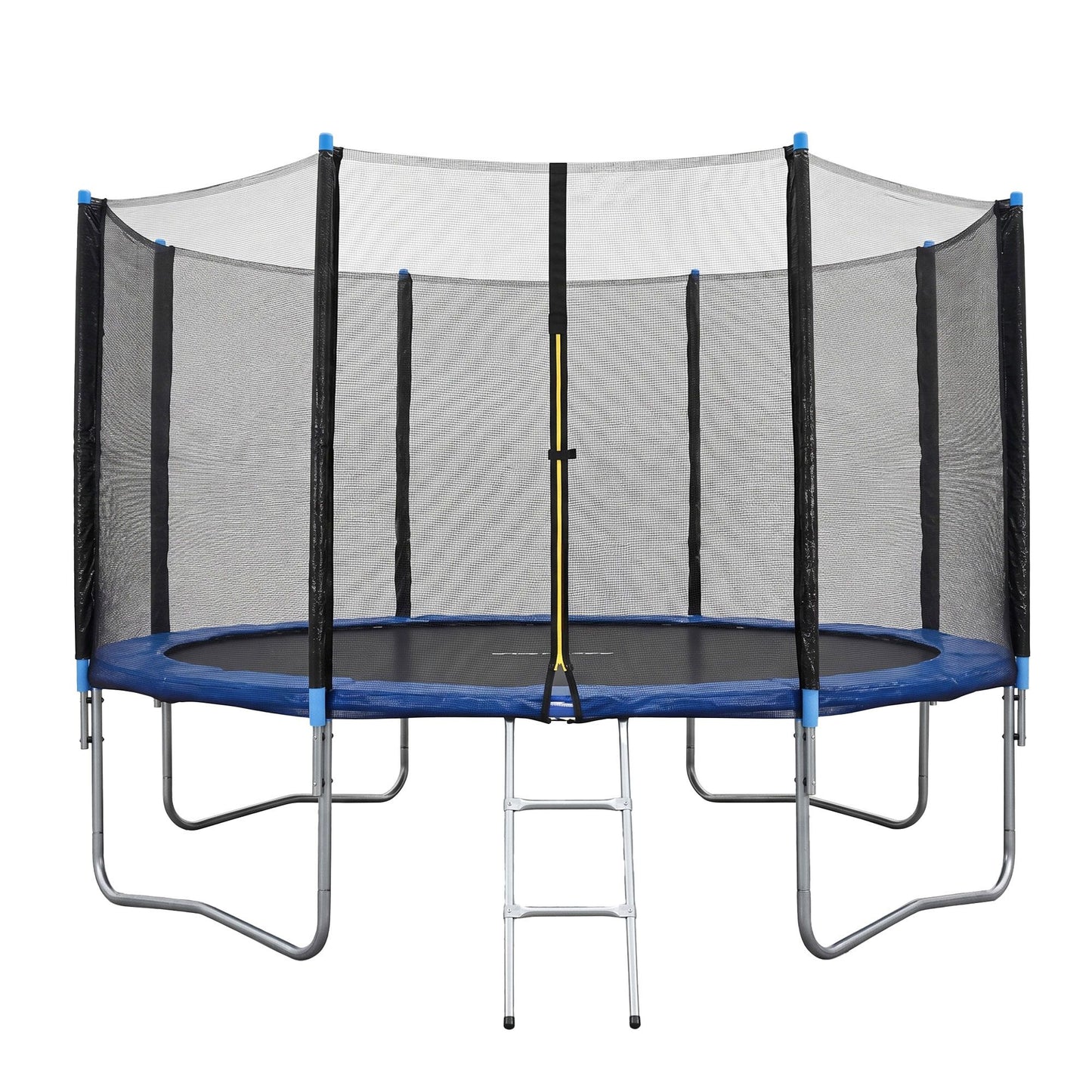 Everfit 12FT Kids Trampoline with Blue Tent Cover Ladder Rebounder Outdoor Toys