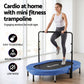 Everfit 56-Inch Foldable Fitness Trampoline Indoor Rebounder Adjustable Handrail
