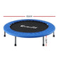 Everfit 40-Inch Fitness Trampoline Rebounder Mini Round Trampoline Home Workouts