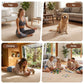 Libor 200x200cm 200x200cm Tatami Mat Floor Mattress 3cm Thick Futon Mattresses Mellow Mat Rugs Living Room Beige Beige