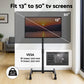 TV Stand 13-50" Universal Mobile Adjustable Height TV Stand with Wheels