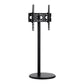 32-55 Inch Mobile TV Stand with Wheels Height & Tilt Adjustable Floor Mount