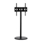 32-55 Inch Mobile TV Stand with Wheels Height & Tilt Adjustable Floor Mount