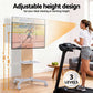 Mobile TV Floor Stand for 32-65" Mount Bracket Universal Adjustable Height with Wheels