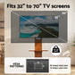 TV Stand 32-70" Wooden Tray Swivel Height Adjustable