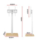 TV Stand 24-55" Swivel Height Adjustable Floor Mount for TVs