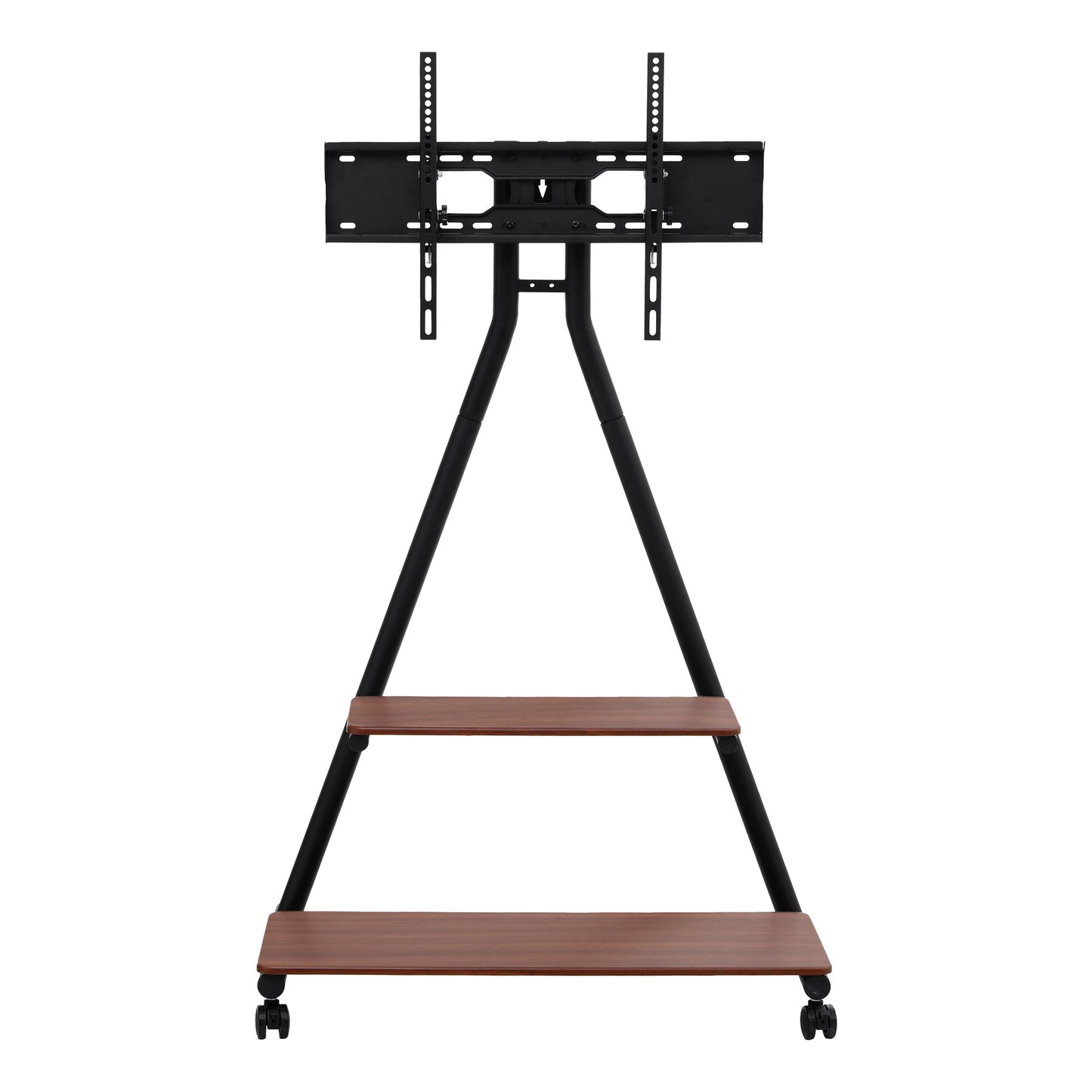 Mobile TV Stand Rolling Cart Wheels 32-75" Heavy Duty 133kg Mount Bracket