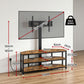 Corner TV Stand 32-70" w/ Mount LED Lights & Power Outlet Space Saving