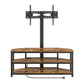 Corner TV Stand 32-70" w/ Mount LED Lights & Power Outlet Space Saving