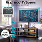 Corner TV Stand 32-70" w/ Mount LED Lights & Power Outlet Space Saving
