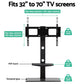 Floor TV Stand with Bracket Shelf Mount