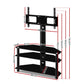 3 Tier Floor TV Stand with Bracket Shelf Mount
