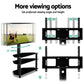 3 Tier Floor TV Stand with Bracket Shelf Mount