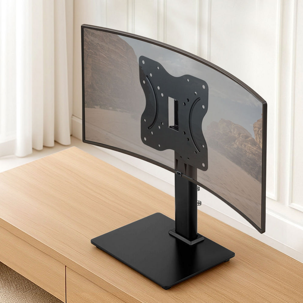 TV Stand Bracket for 19 - 43 inch TVs Table Top Desktop Universal Swivel