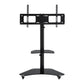 40-100" TV Stand Mount Bracket Universal Adjustable Height with Wheels