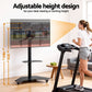 40-100" TV Stand Mount Bracket Universal Adjustable Height with Wheels