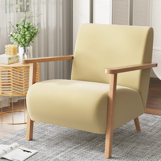 Micka Armchair Velvet - Yellow