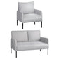Moxie Armchair 4 Seater Sofa Set Pillow - Grey