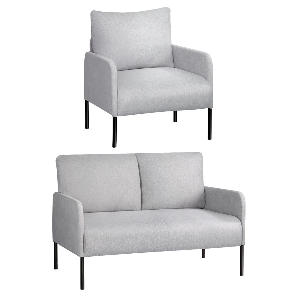 Moxie Armchair 4 Seater Sofa Set Pillow - Grey