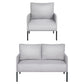Moxie Armchair 4 Seater Sofa Set Pillow - Grey