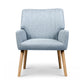 Set of 2 Meertha Armchair Fabric - Blue