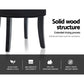 Velvet Vanity Stool Backrest Stools Dressing Table Chair Makeup Bedroom Black