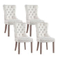 Blythe Set of 4 Dining Chairs Velvet - Beige