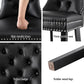 Blythe Set of 2 Dining Chairs Leather - Black