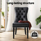 Blythe Set of 4 Dining Chairs Leather - Black