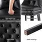 Blythe Set of 4 Dining Chairs Leather - Black