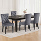 Blythe Set of 4 Dining Chairs Velvet - Grey
