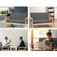 Mona 2-Seater Fabric Sofa Chair - Grey