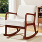 Mireille Rocking Armchair Lounge Chair Corduroy - Beige