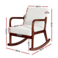 Mireille Rocking Armchair Lounge Chair Corduroy - Beige