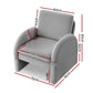 Mairead Armchair Accent Chair Lounge Tub Sofa Couch Curved Arm Seat Boucle - Grey