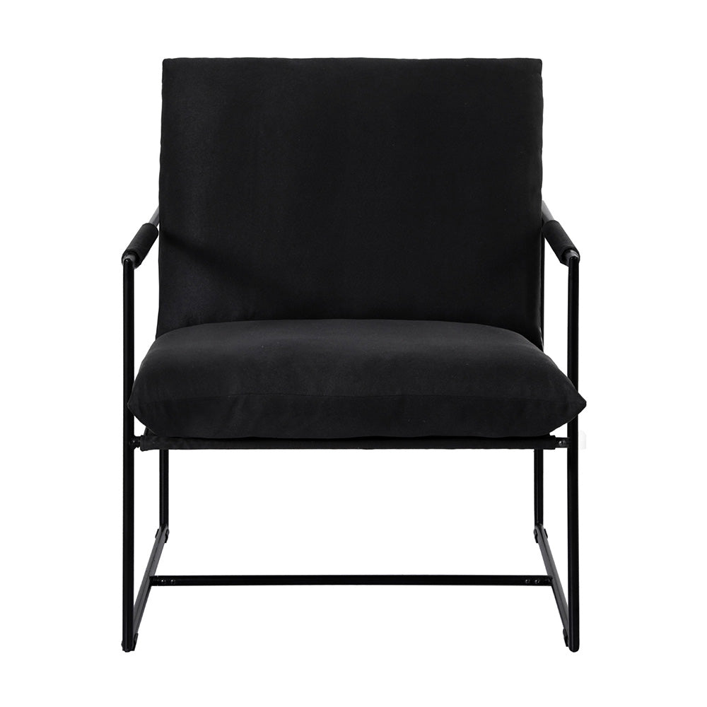 Macrina Armchair Lounge Chair Sling - Black