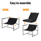 Macrina Armchair Lounge Chair Sling - Black