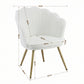Magdaia Armchair Teddy Fleece - White